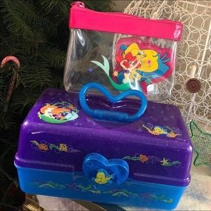Disney The Little Mermaid Makeup Case And Bag